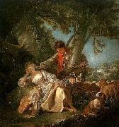 Francois Boucher, The Interrupted Sleep